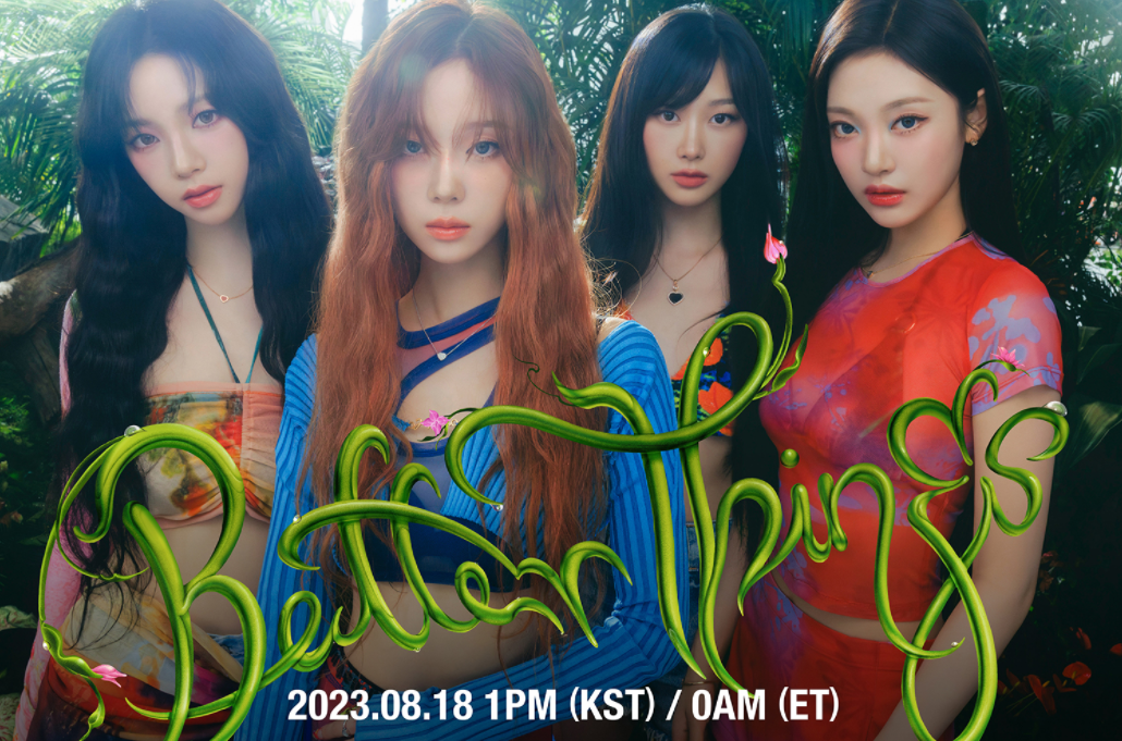 aespa新曲《Better Things》音源与MV今日上线