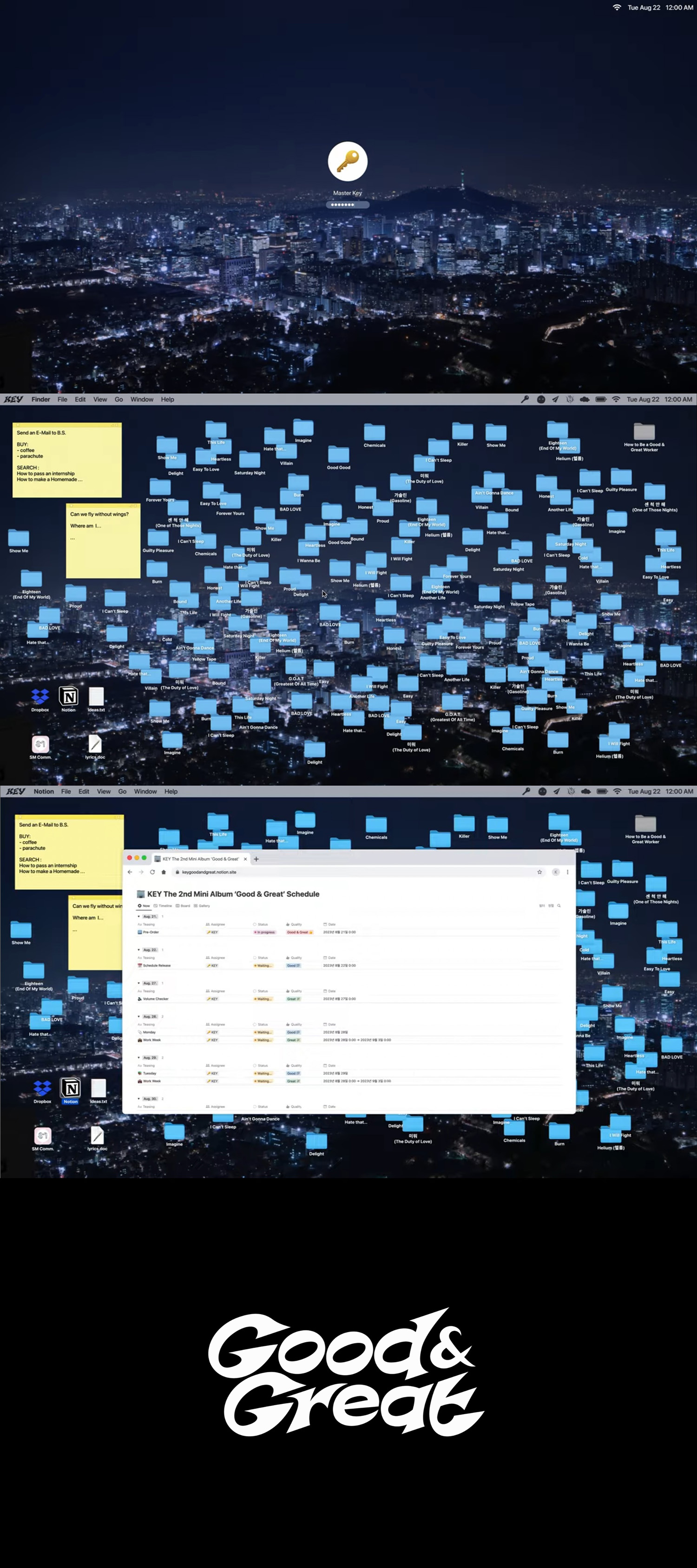 SHINee成员KEY迷你2辑《Good & Great》回归行程公开